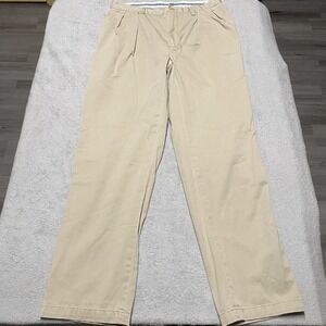 Polo Ralph Lauren Pleased Chino Pants Mens 33x32 Khaki Beige Preppy Classic Fit
